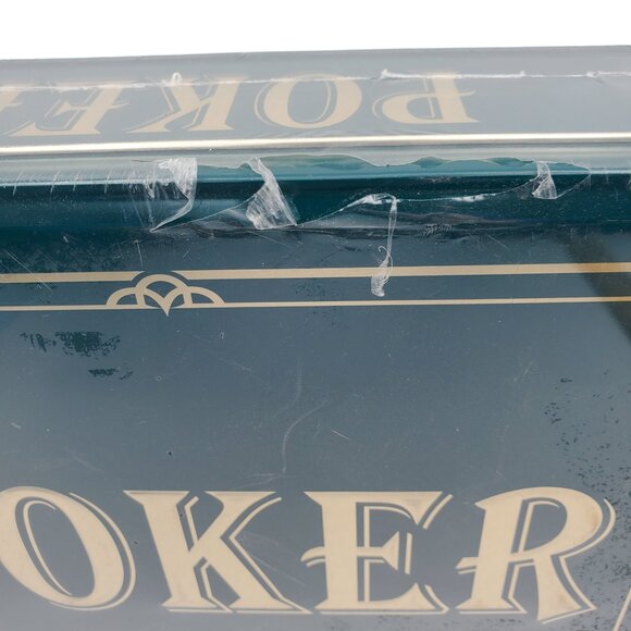 Jax Texas Hold 'Em Poker Game Set Metal Tin Case #6061 Professional Sealed New - Picture 5 of 5
